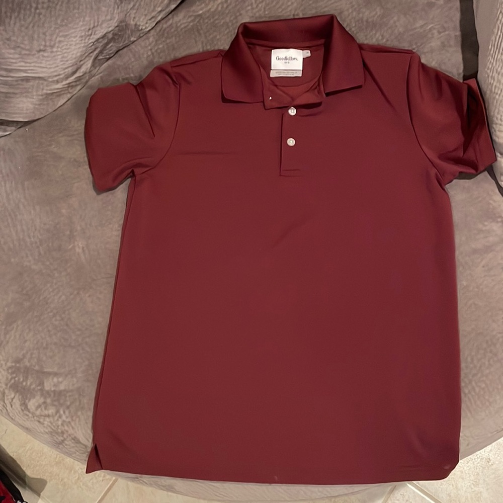 Medium Men’s Goodfellow polo- maroon.